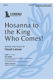 Hosanna to the King Who Comes! SATB choral sheet music cover Thumbnail